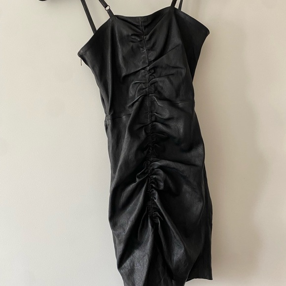Sprwmn Los Angeles leather dress NWT xs - Picture 7 of 12
